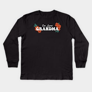 One Love Grandma Kids Long Sleeve T-Shirt